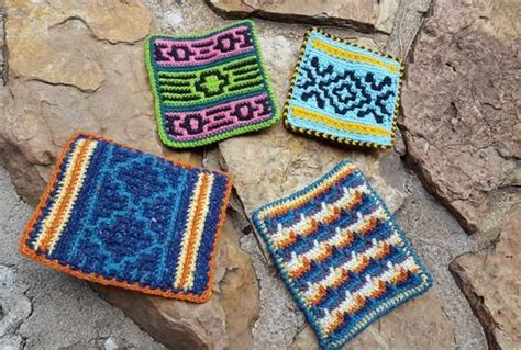 Native American Crochet Potholders Pattern Crochet