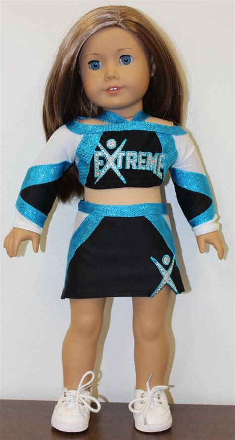 extreme cheerleader uniform for american girl doll 55 00 via etsy doll clothes american