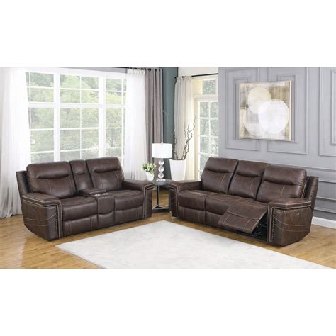 Accent Your Space With This Classic Reclining Sofa And Loveseat Set An