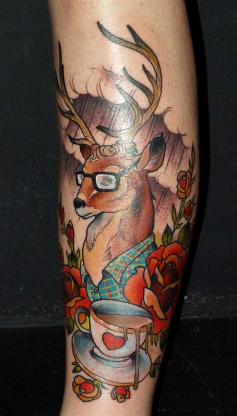 Share 76 Neo Traditional Deer Tattoo Best Vn