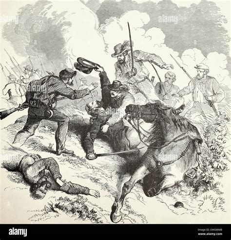The Death Of General Nathaniel Lyon At The Battle Of Wilsons Creek