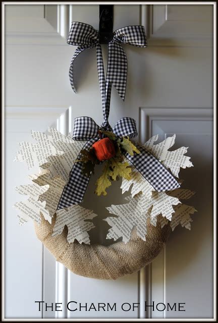 The Charm Of Home Recycling A Wreath For Spring