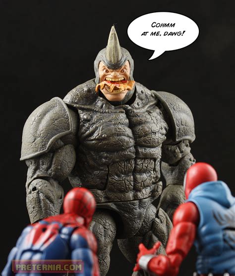 Marvel Legends Spider Man Series Rhino Build A Figure Review Preternia