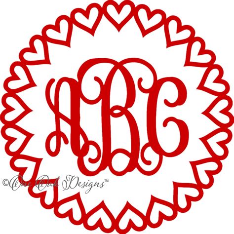 Heart Monogram Frame Svg 136 Svg Png Eps Dxf In Zip File Free Svg