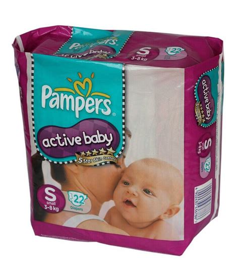 Pampers Active Baby Diaper S Size Small 22 Pieces Buy Pampers Active