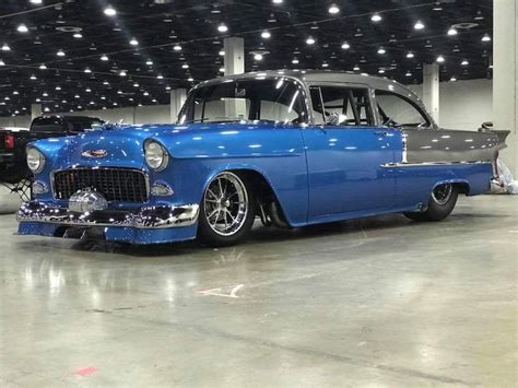 1955 Chevy Custom Pro Street Drag Racer With Roll Cage Modern Muscle