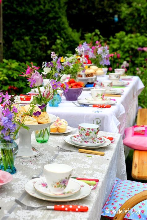 tea time tablescape tea party garden tea garden summer garden garden decor dresser la table
