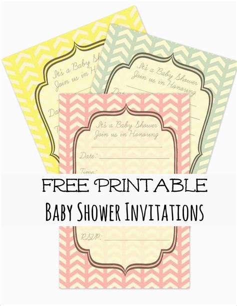 Baby Shower Invitations Printable Printable World Holiday