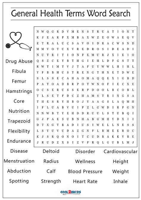 Medical Word Searches Printable Web Medical Word Search Puzzles