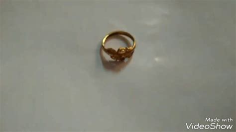 1 Gram Gold Ring New Design Model From Grt Jewellers Youtube