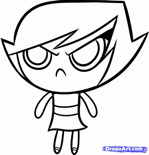 Powerpuff Girls Buttercup Coloring Coloring Pages