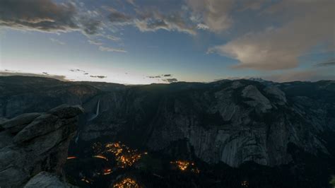 Night In The Yosemite Valley Yosemite National Park California Image