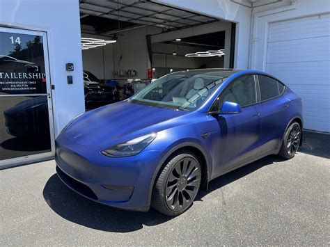 2022 Tesla Model Y Blue Metallic — Detailership