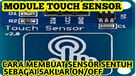 Cara Membuat Sensor Sentuh Arduino Youtube