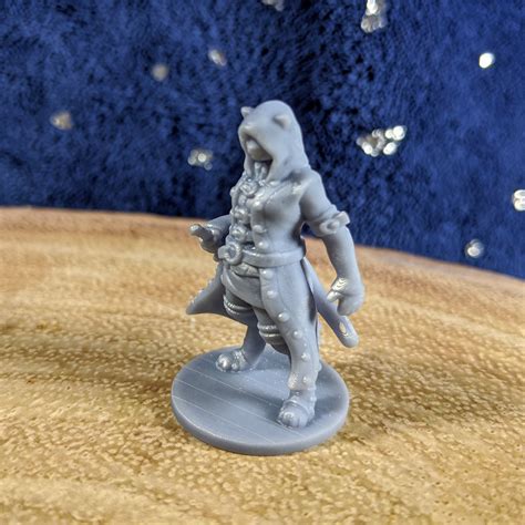 Catfolk Rogue Miniature 3d Printed Tabletop Tabaxi Great Etsy