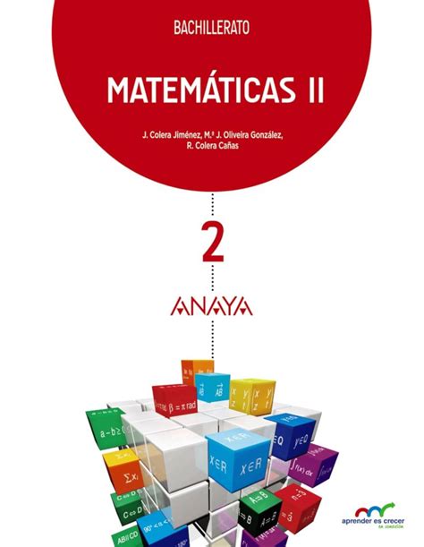 Libros MatemÁticas 2º Bachillerato Recomendados 2021