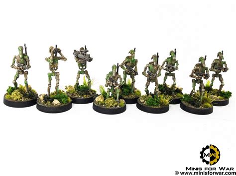 Star Wars Legion Clone Wars Droid Army Minis For War Painting Studio