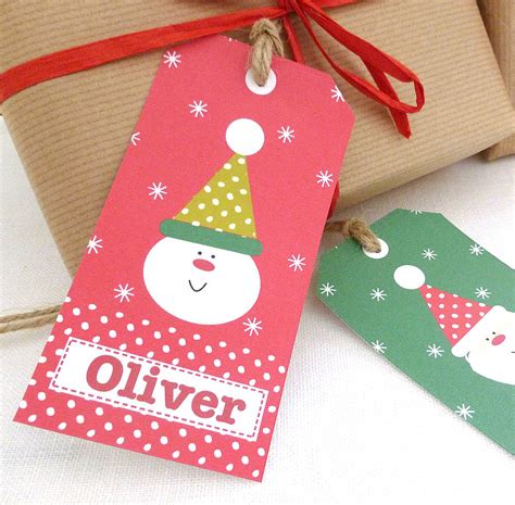 Maybe you would like to learn more about one of these? Personalised Christmas Gift Tags By Tillie Mint ...