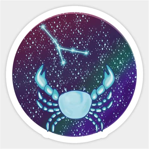 Cancer Zodiac Astrology Sign Crab Vinyl Sticker Various Styles Stickers