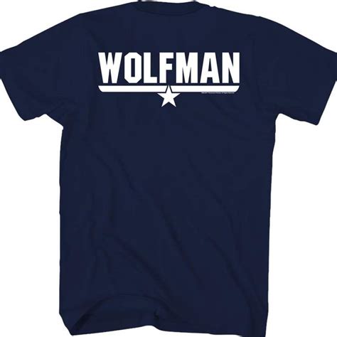 Wolfman Top Gun T Shirt Love Art Usa