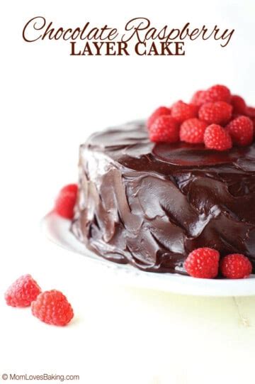 The Best Chocolate Raspberry Layer Cake Mom Loves Baking