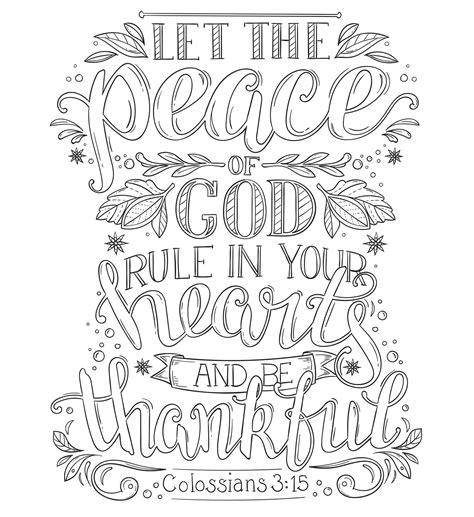 Free Downloadable Coloring Pages Coloring Faith Bible Verse Coloring