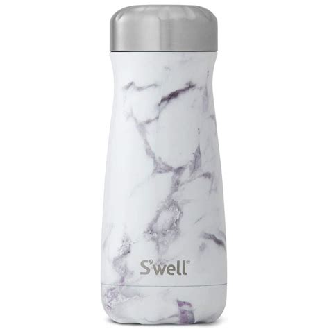 Buy S Well Stainless Steel Traveler Fl Oz White Marble Triple