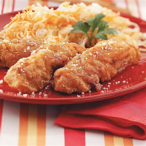 Southern Fried Chicken Strips Recipe Taste Of Home