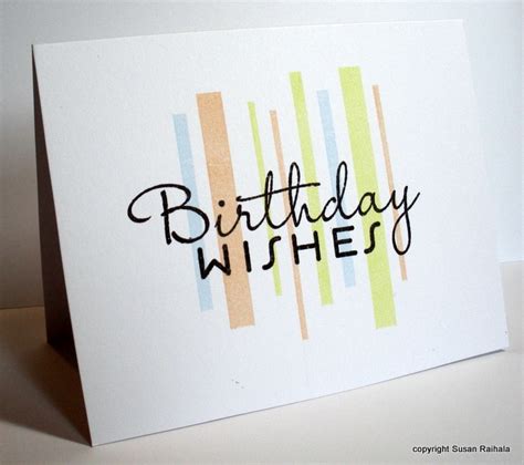 Simplicity By Lateblossom Dude Birthday Card Inspiration