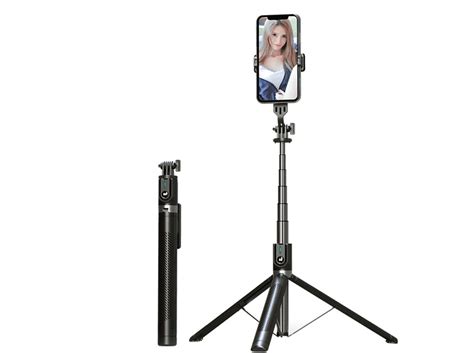inf ausziehbarer selfie stick kamerastativ mit bluetooth fernbedienung