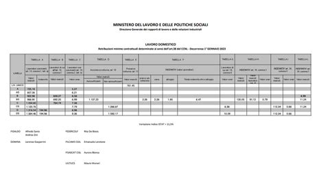 Contratto Colf E Badanti 2023 Tabelle Retribuzioni Aumenti E Importi