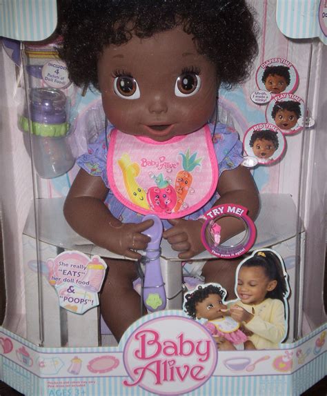 Baby Alive African American 16in Talking Girl Doll Soft Face Mouth