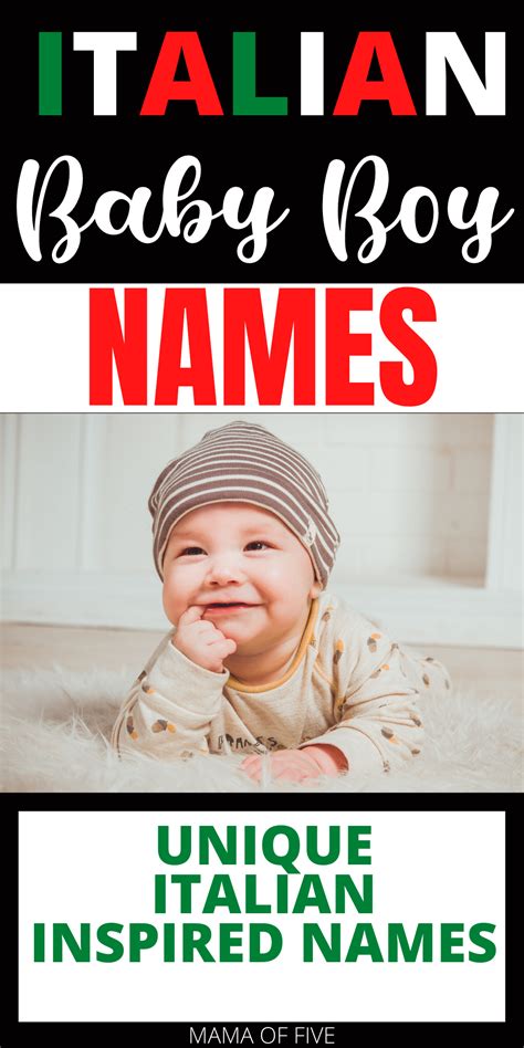 Italian Baby Boy Names Artofit