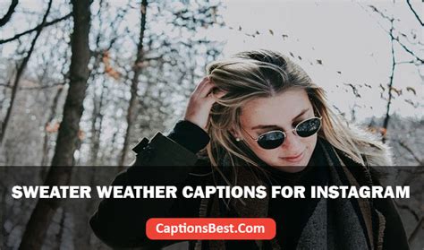 Sweater Weather Captions For Instagram And Quotes