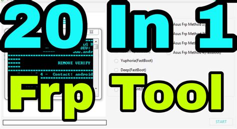 All In One FRP Unlock Tool Latest Version Free Download