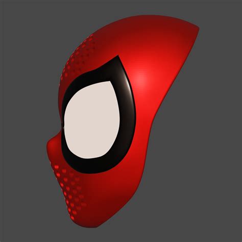 Ultimate Spider Man Faceshell Lense 3d Print Stl File Etsy