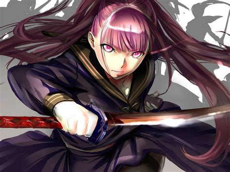 Anime Girl Assassin Anime Warrior Pinterest