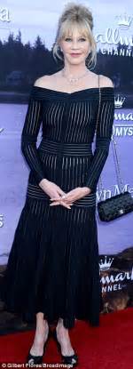 Melanie Griffith Ageless As She Goes Braless In Sheer Dress At Hallmark