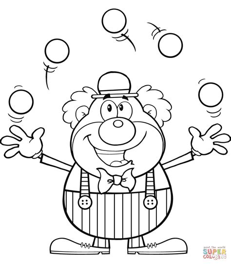 Juggler Coloring Pages