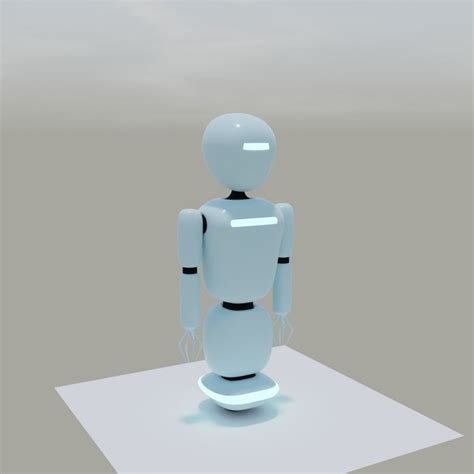 3d Model Android Robot Rigged Cgtrader