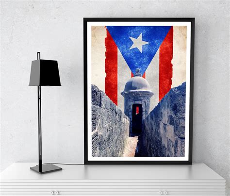 Puerto Rico Wall Art Puerto Rico Digital Art Aesthetic Room Etsy