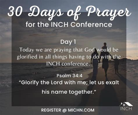 Day 1 30 Days Of Prayer For The Inch Conference