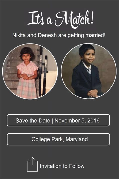 Don't worry — you can turn this around. Our save the date #tinder #babyphotos | Tinder wedding ...