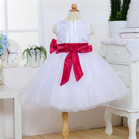 New Little Girls Flower Party Formal Wedding Bridesmaid Princess Dress