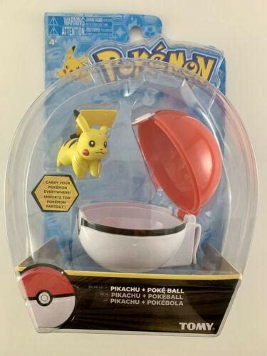 Pokemon Clip N Carry Pokeball Pikachu Repeat Ball By Tomy New