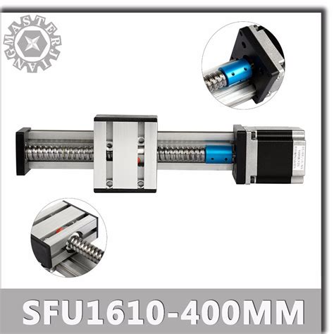 Stage C Sfu1610 400mm Linear Guide Rails Ball Screw 400mm Travel Length