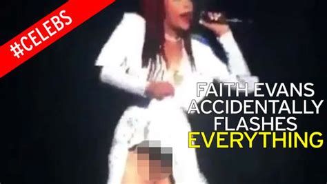 Faith Evans Flashes Everything As She Performs On Stage In Boston And