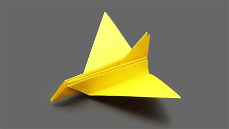 Simple Paper Spacecraft Making Tutorial How To Make A Paper Spaceship