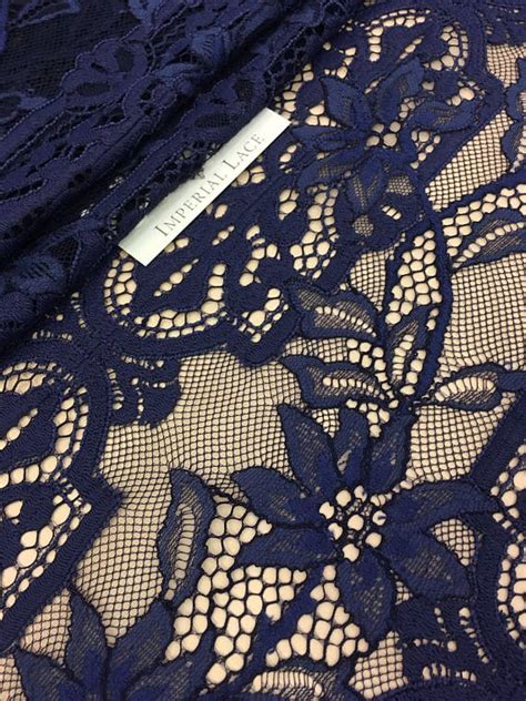 Blue Lace Fabric Chantilly Lace Lace Fabric From