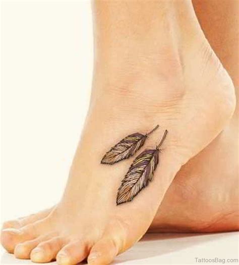 See more ideas about ankle tattoos, tattoos, foot tattoos. 60 Beautiful Feather Tattoos On Foot
